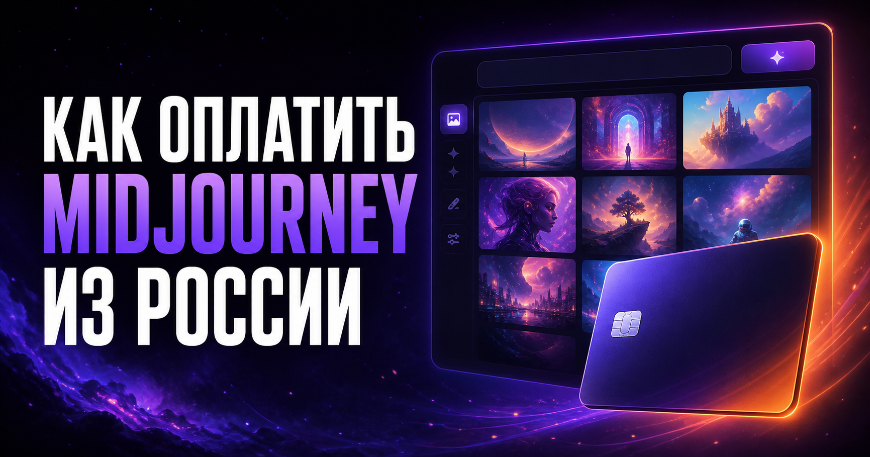 Как оплатить Midjourney из России картой Плати по миру в 2026 году